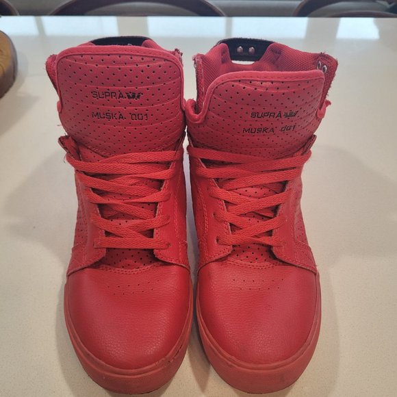 COPY - Red High Top Supra - Muska 001 - Picture 2 of 5